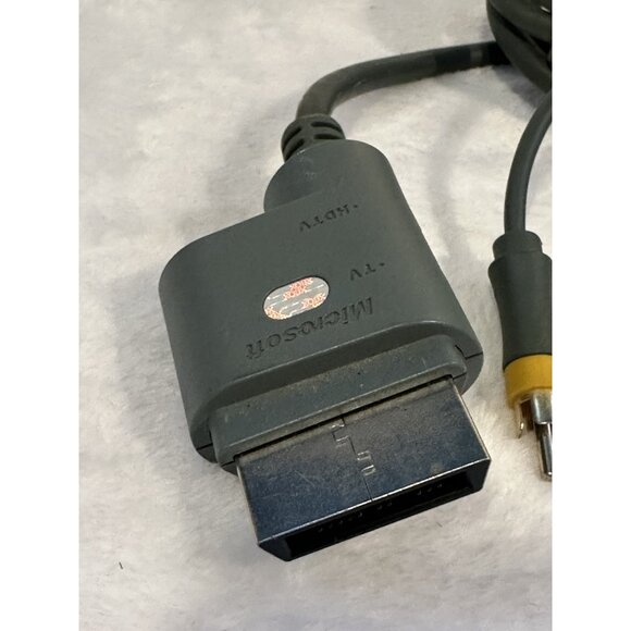 Genuine Official OEM Microsoft XBOX 360 Composite AV Cable Tested - Picture 4 of 4